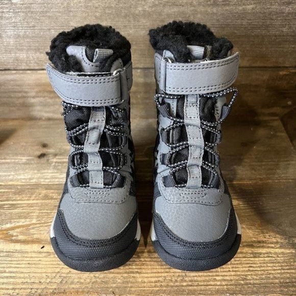 New Childrens‎ Little Kids Merrell Snow Crush 2.0 Waterproof Snow Boots Size 4 C - Picture 3 of 6